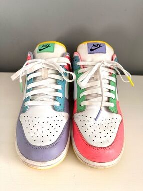 Nike Dunk Low SE, Easter Candy, Sneakers, Women’s, Size 8.5, Retro, Vibrant